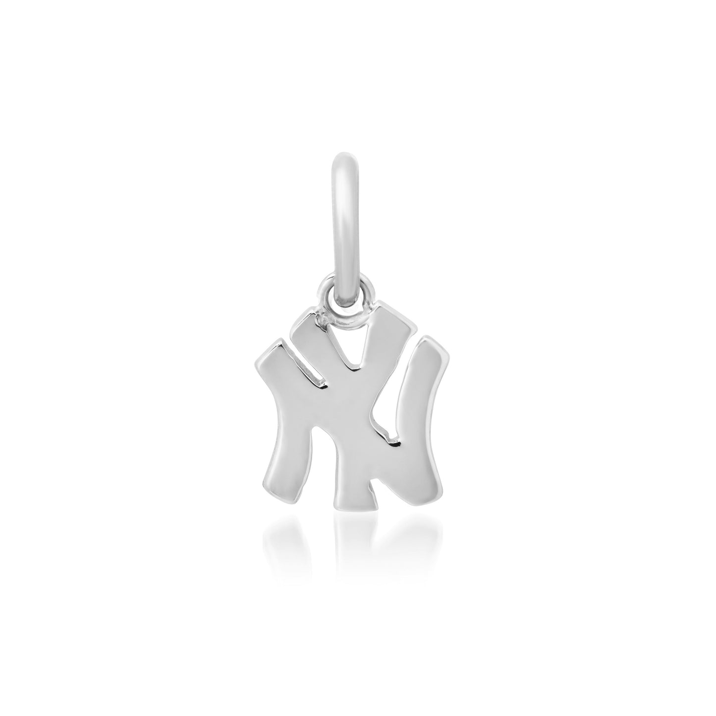 14K Gold NY Logo Charm Pendant