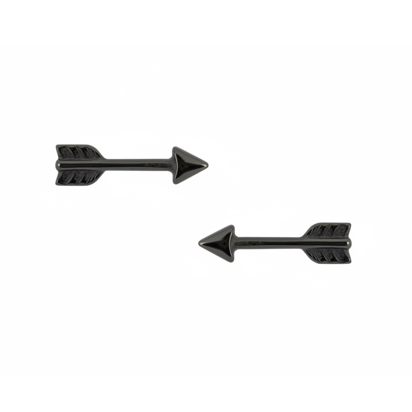 14K Gold Arrow Stud Earrings