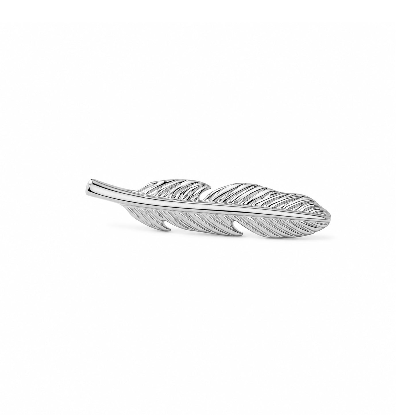 14K Gold XS Feather Stud Earring