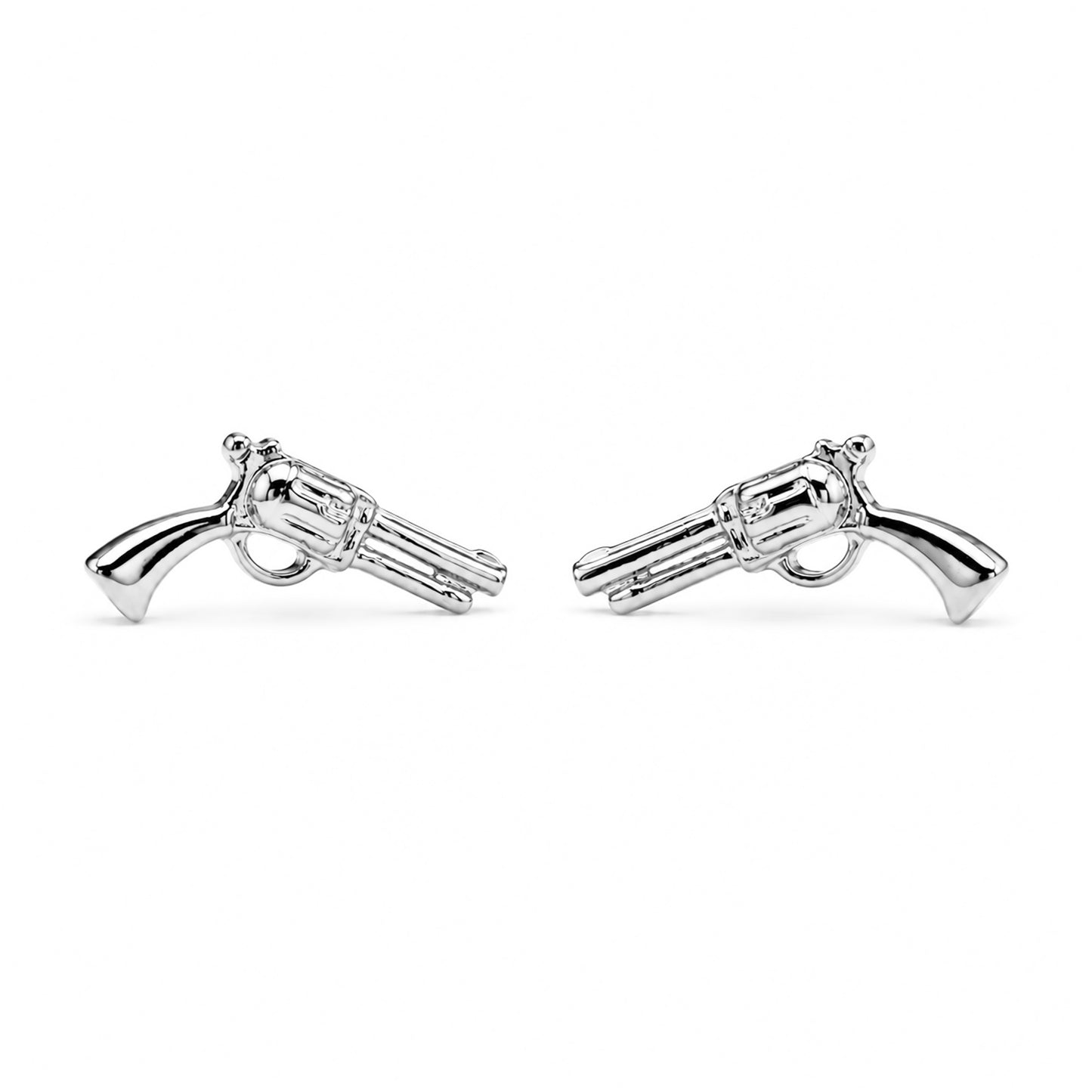 14K Gold Gun Stud Earrings