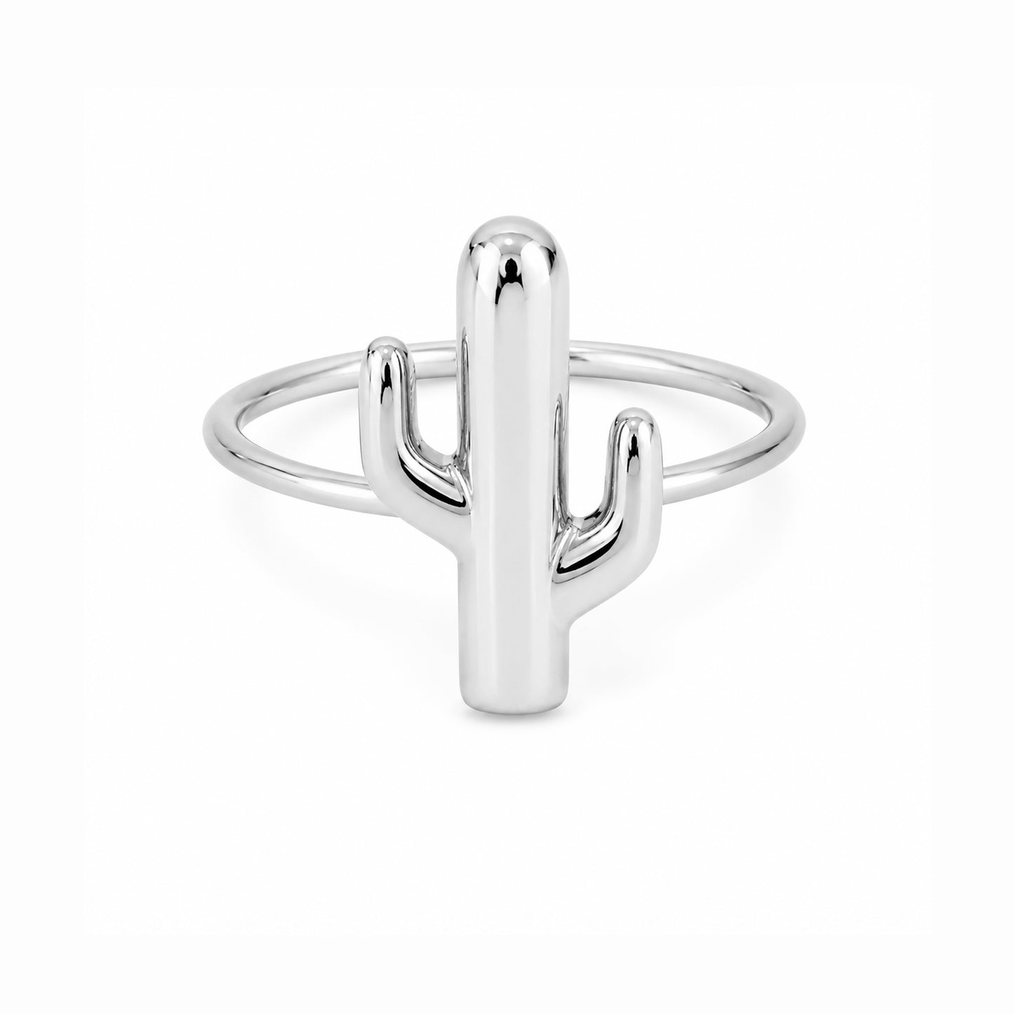 14K Gold Cactus Ring