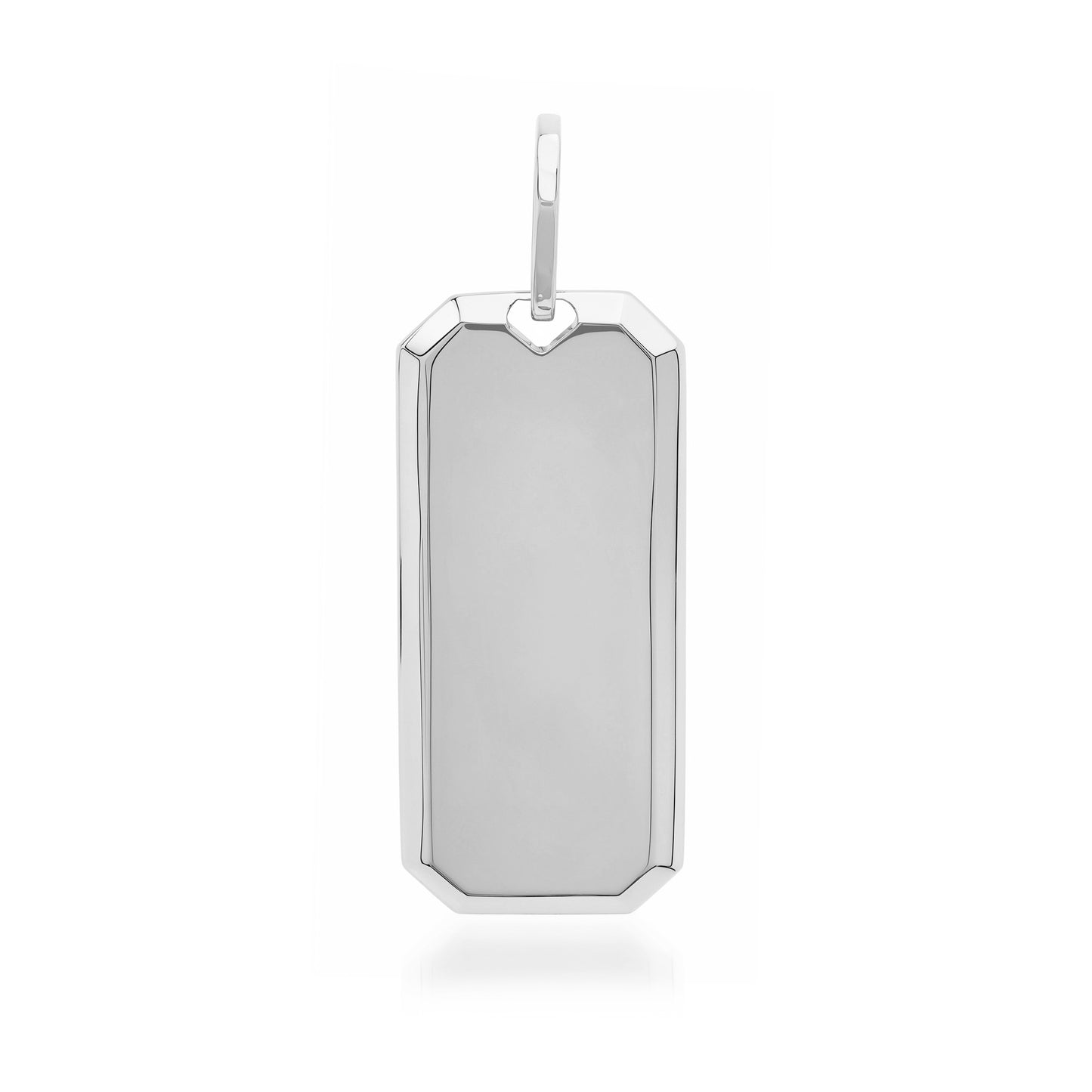 14K Gold Signature Heirloom Dog Tag Pendant (Engravable)