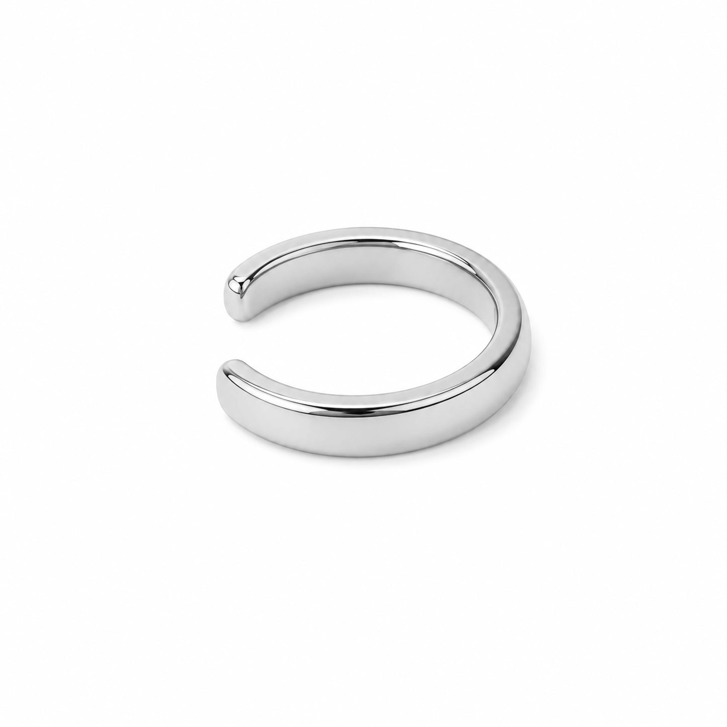14K Gold Round Hoop Ear Cuff