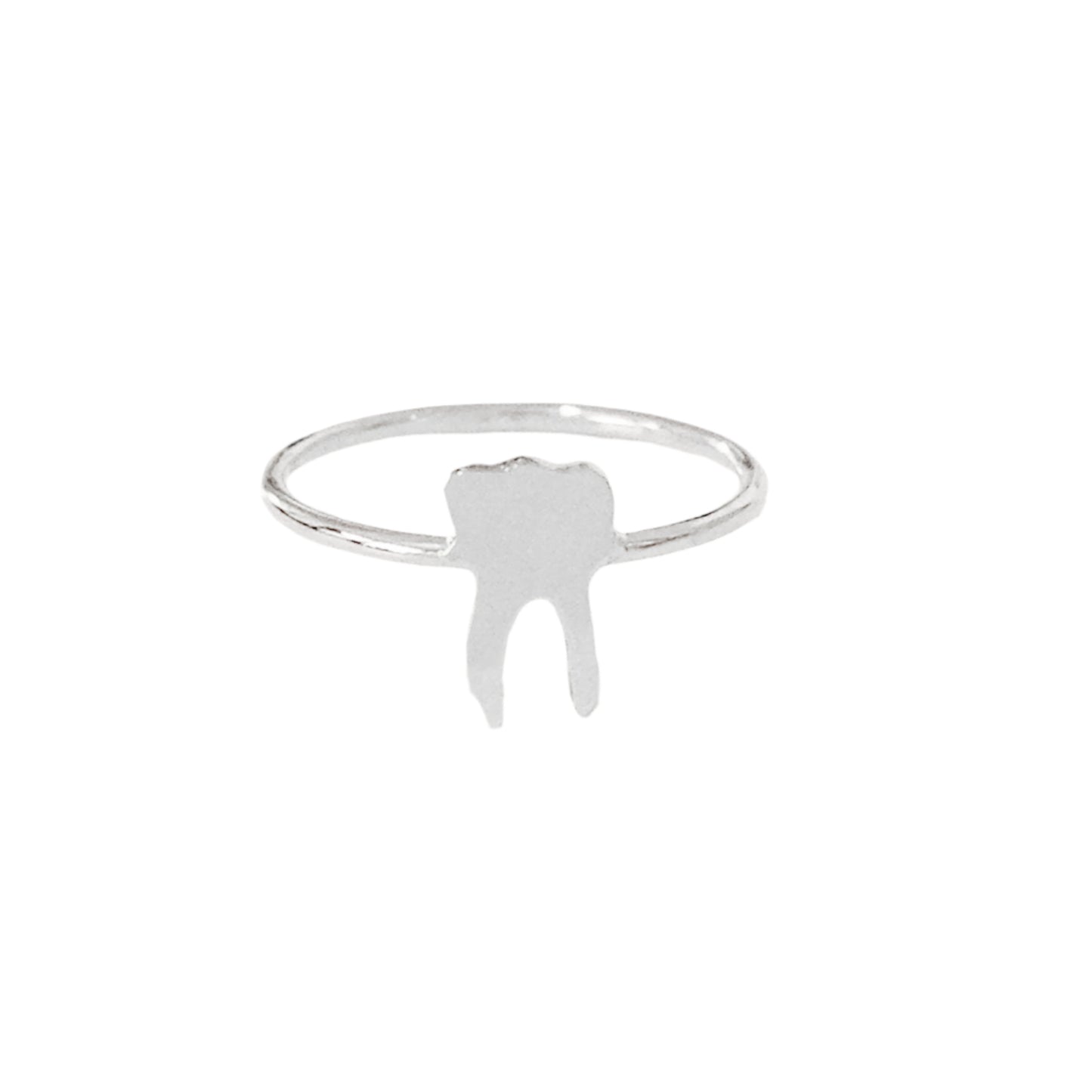 14K Gold Tooth Ring