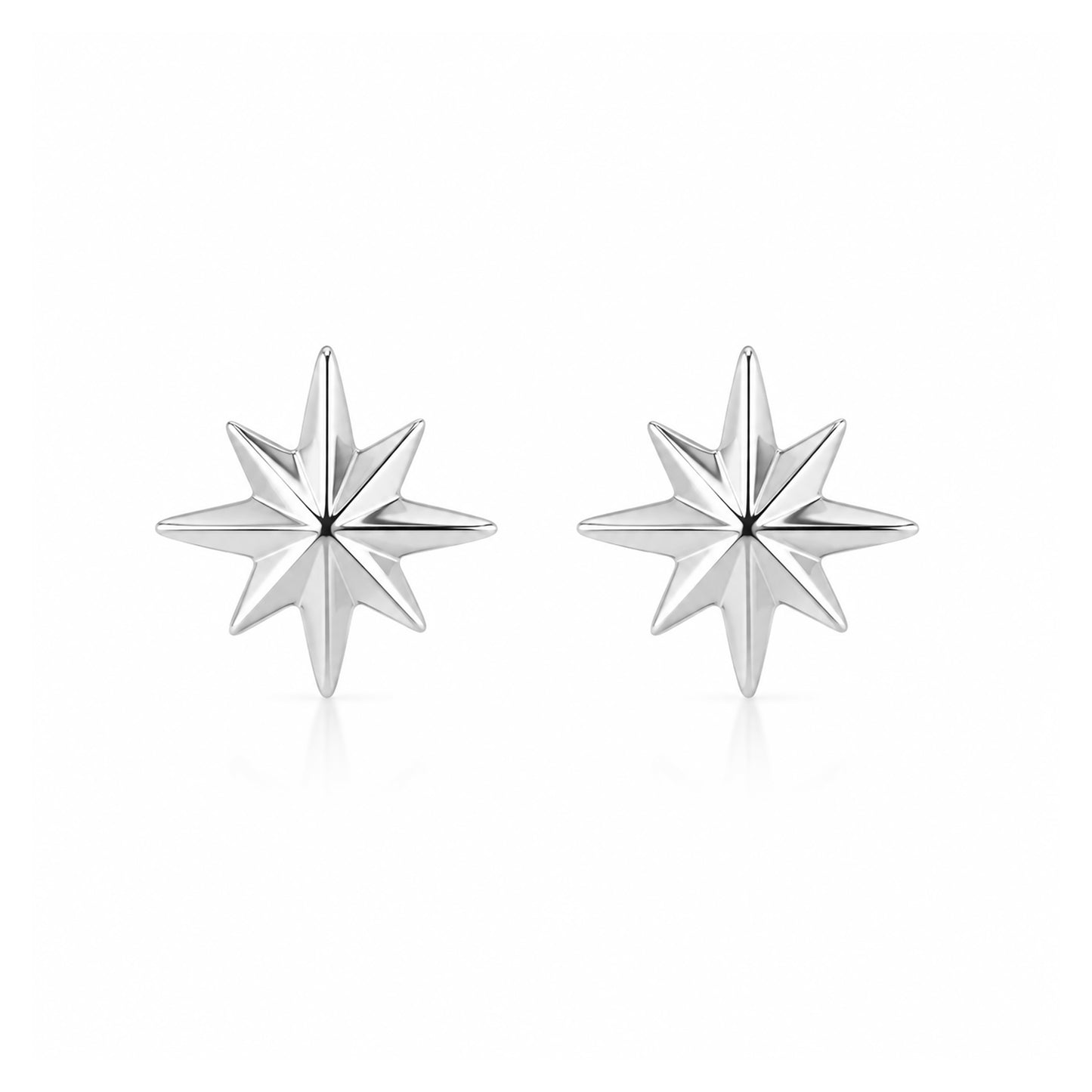 14K Gold XS Starburst Stud Earrings