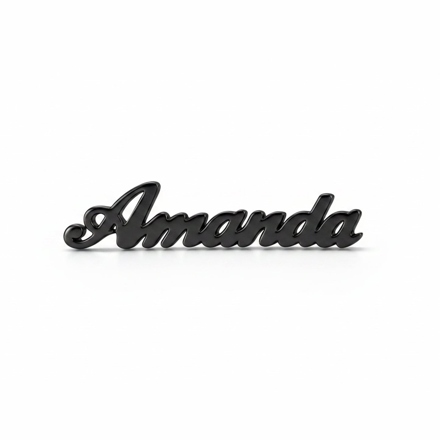 14K Gold Nameplate Stud Earrings, Script Font