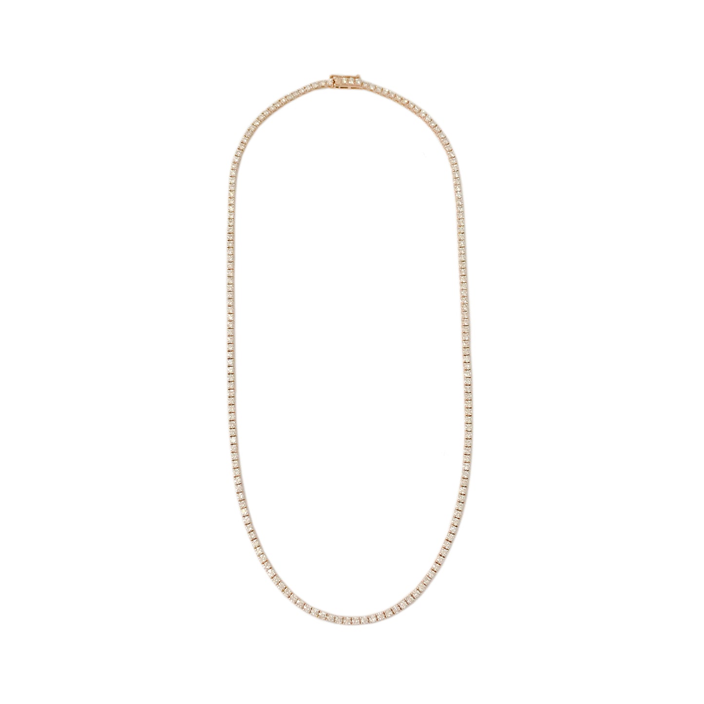 14K Gold Diamond Tennis Necklace