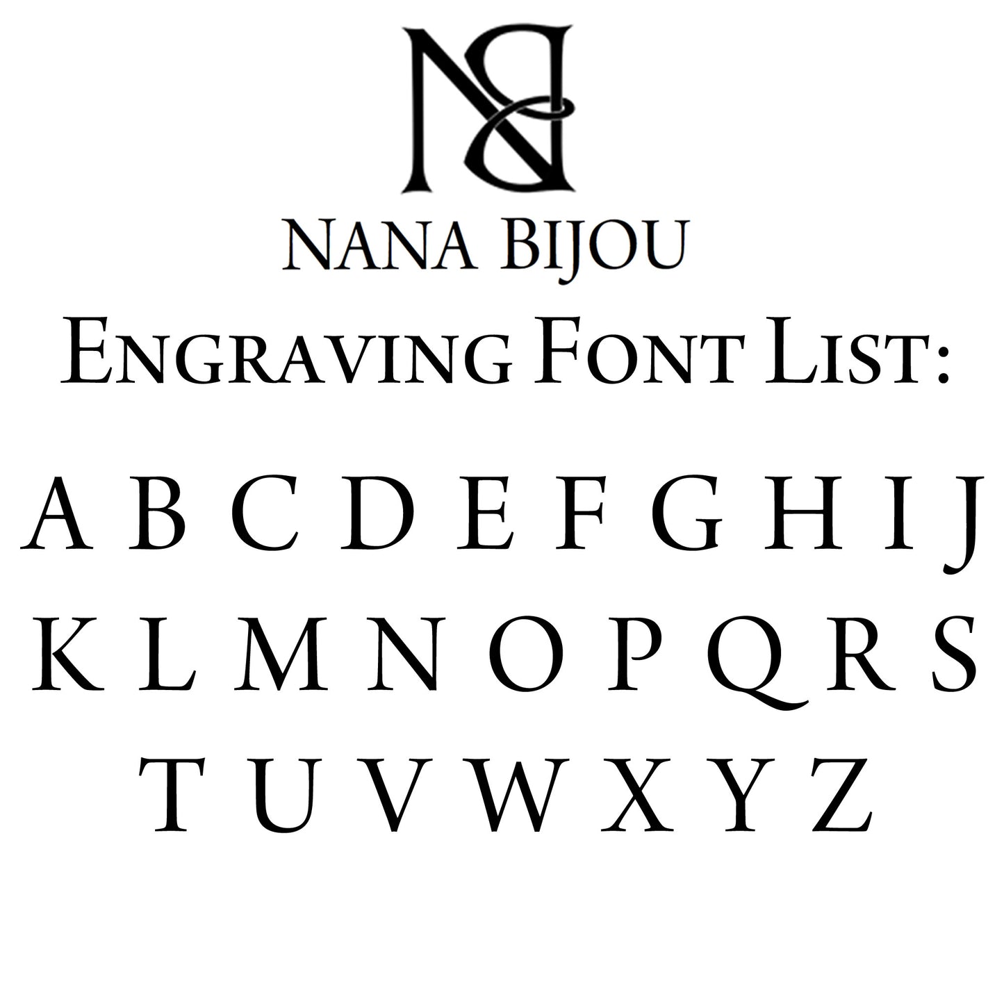 Sterling Silver Initial Cufflinks