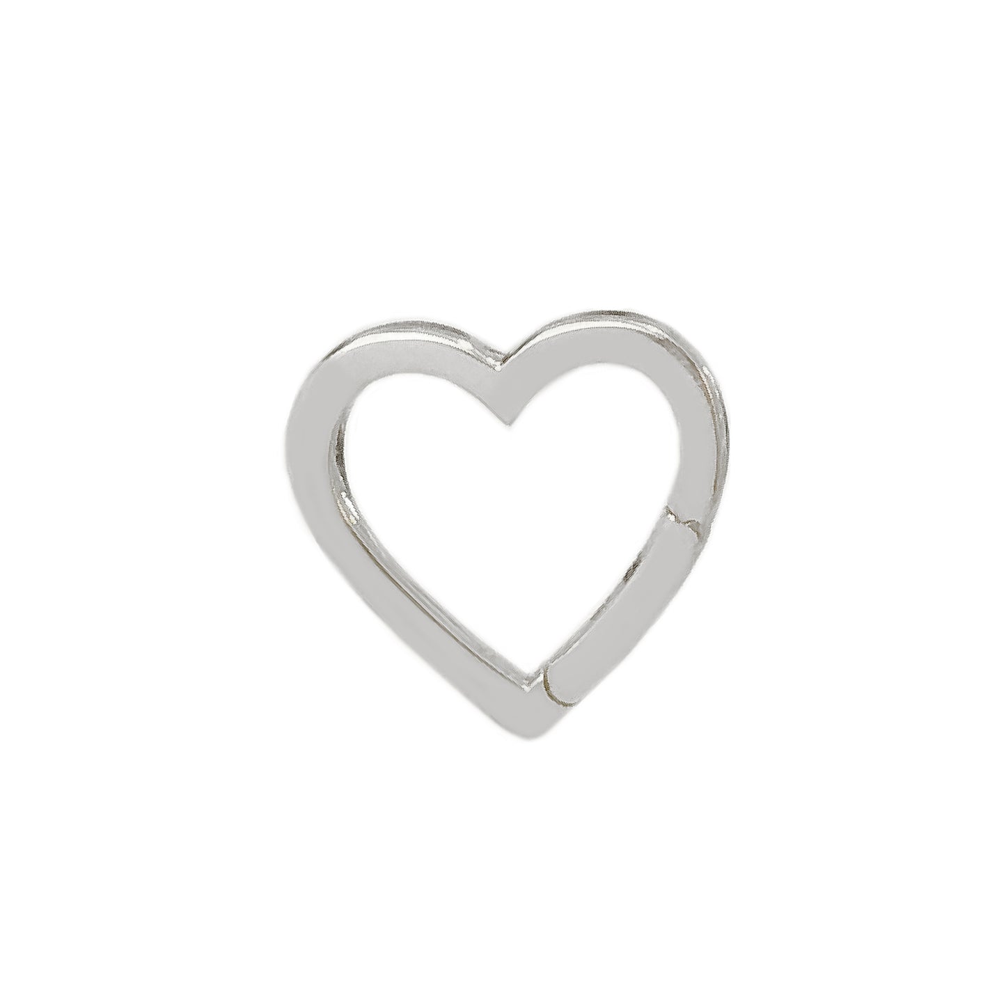 14K Gold Heart Charm Enhancer