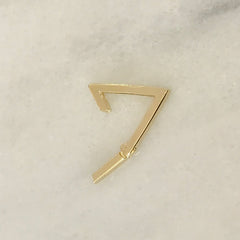 14K Gold Triangle Charm Enhancer ~ In Stock!