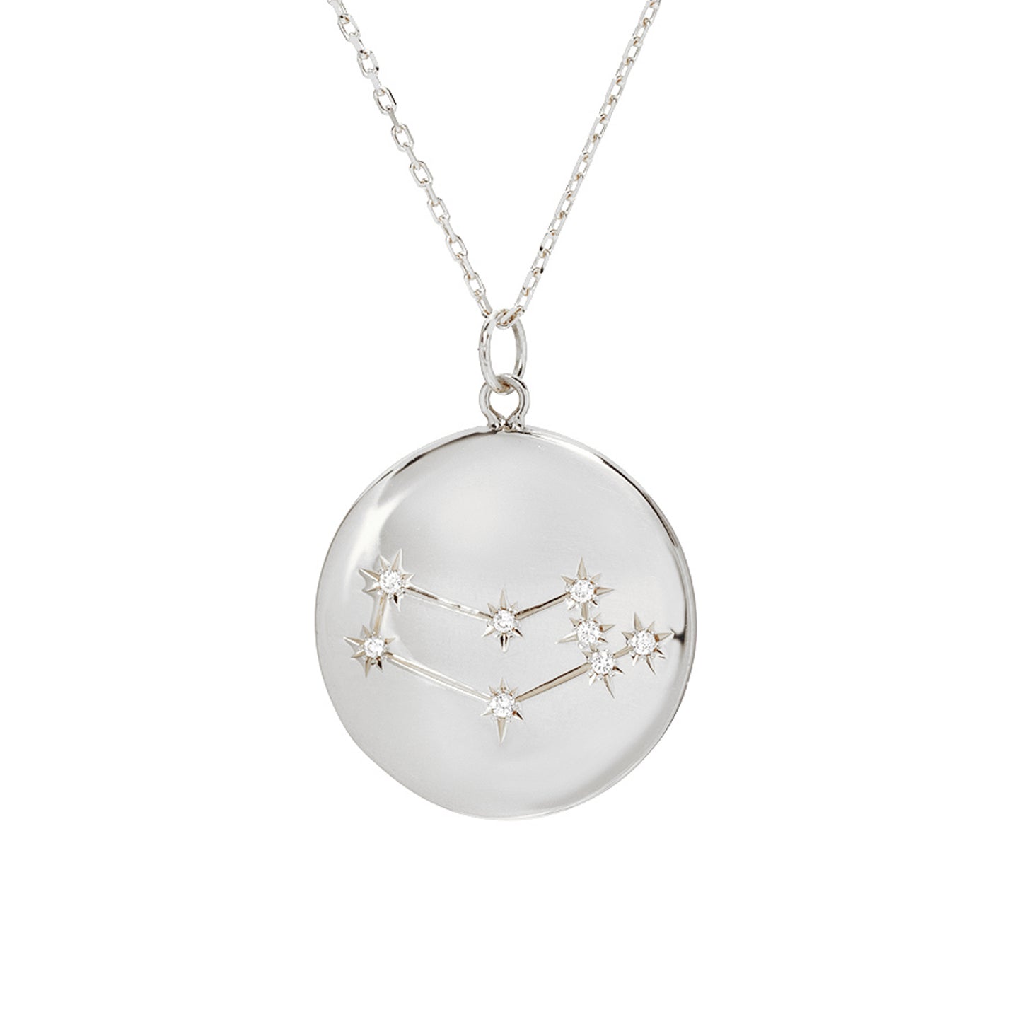 Zodiac Constellation Collection: Virgo 14K Gold & Diamond Pendant Necklace