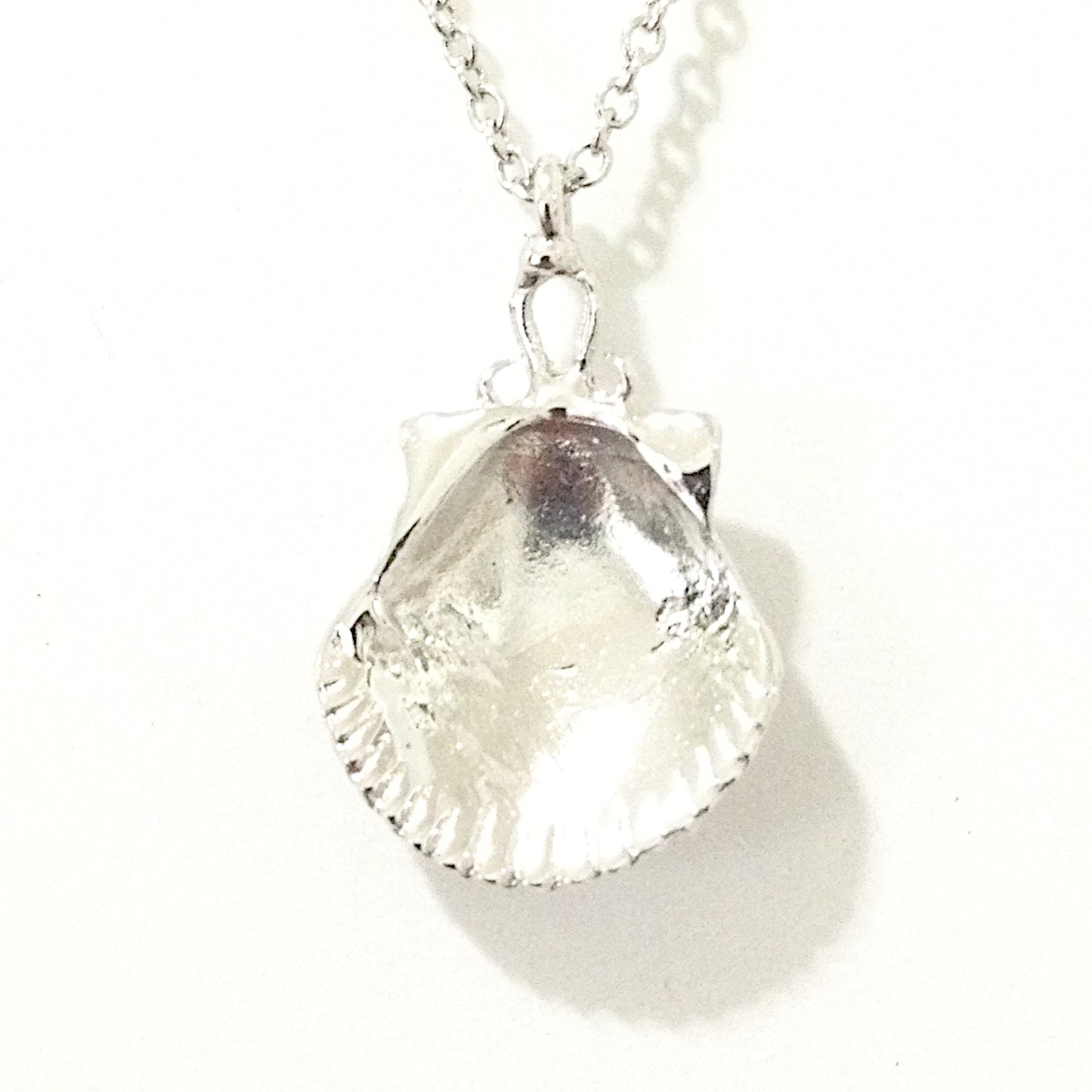 14K Gold Seashell Necklace