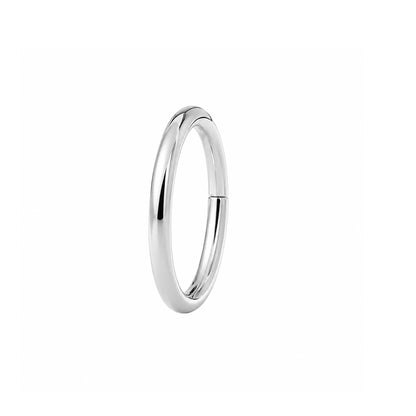 14K Gold Endless Clicker Thin Round Charm Enhancer, 2 Size Options