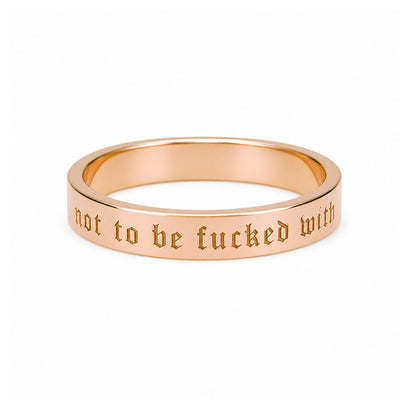 14K Gold 3mm Flat Eternity Band (Engravable)