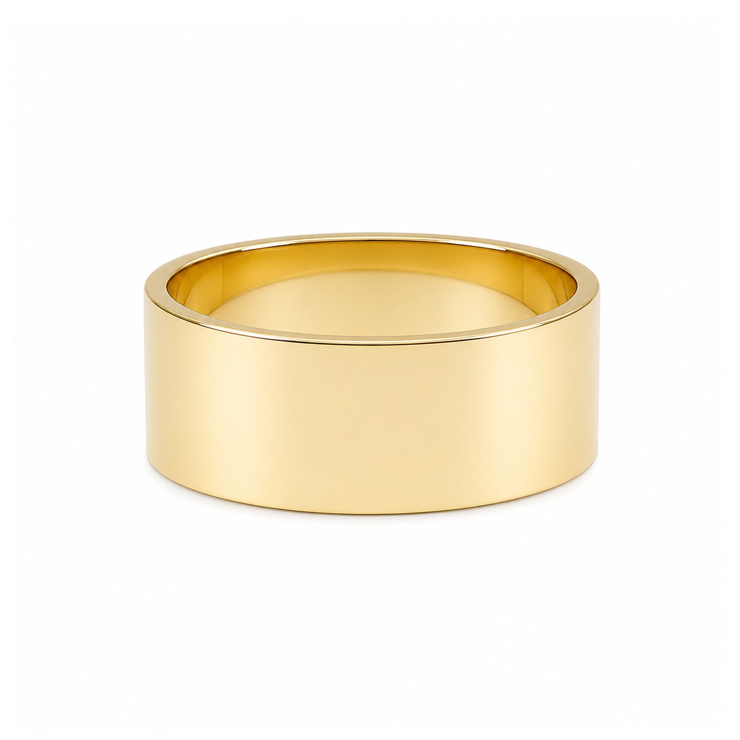 14K Gold 7mm Flat Eternity Band (Engravable)