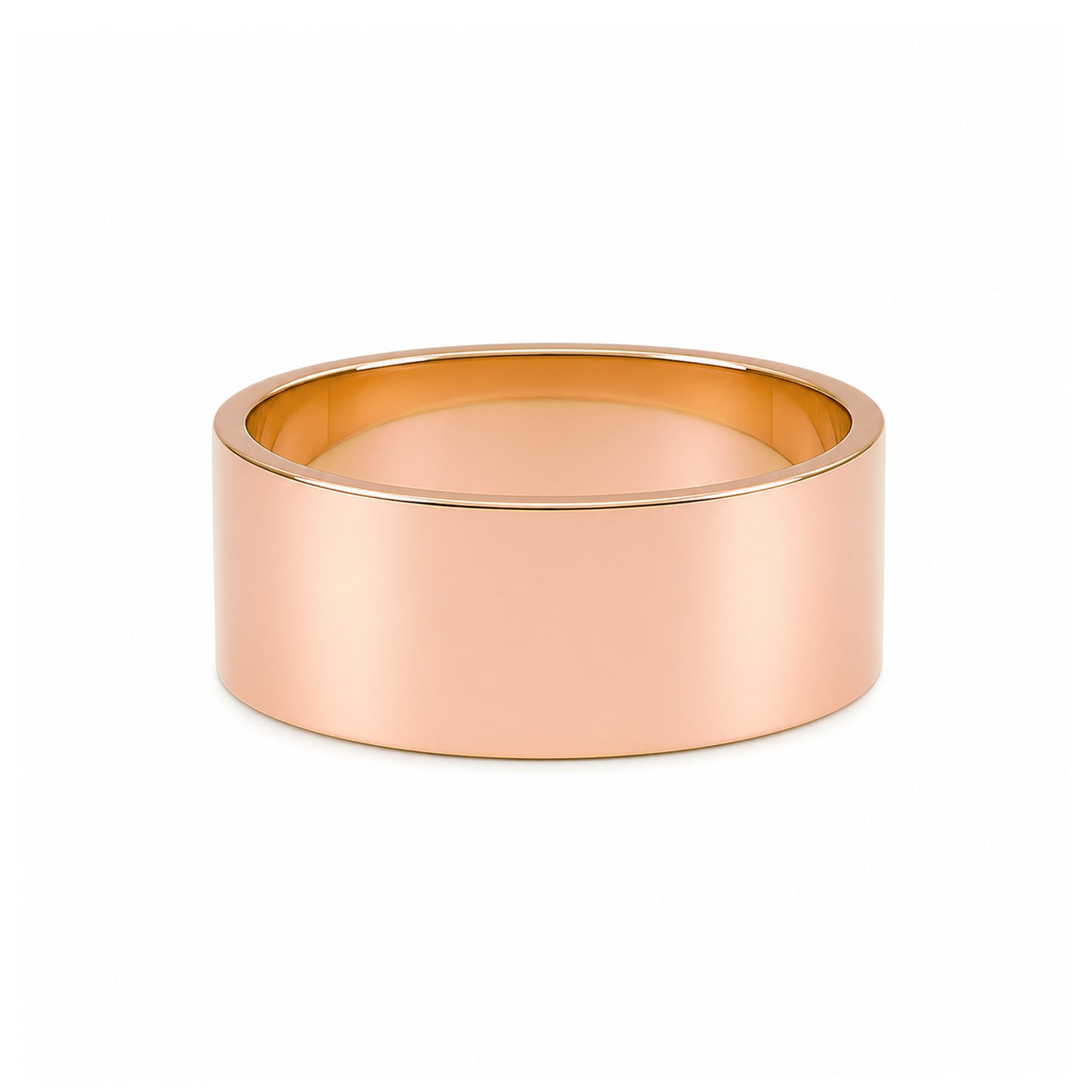 14K Gold 7mm Flat Eternity Band (Engravable)