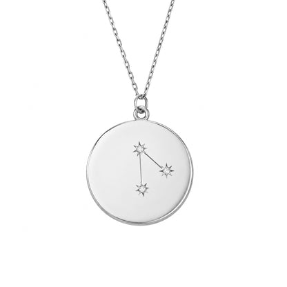 Zodiac Constellation Collection: Aries 14K Gold & Diamond Pendant Necklace