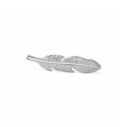 14K Gold XS Feather Stud Earring