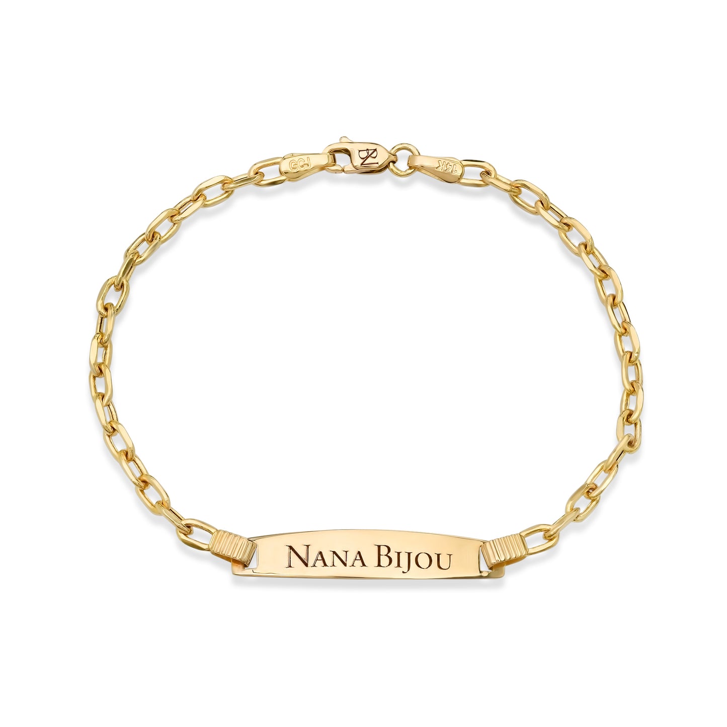 14K Gold Baby ID Bracelet