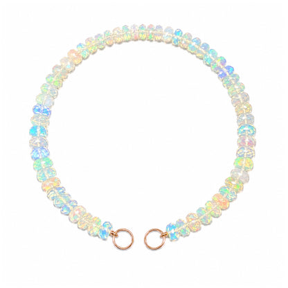 14K Gold Opal Beaded Bracelet