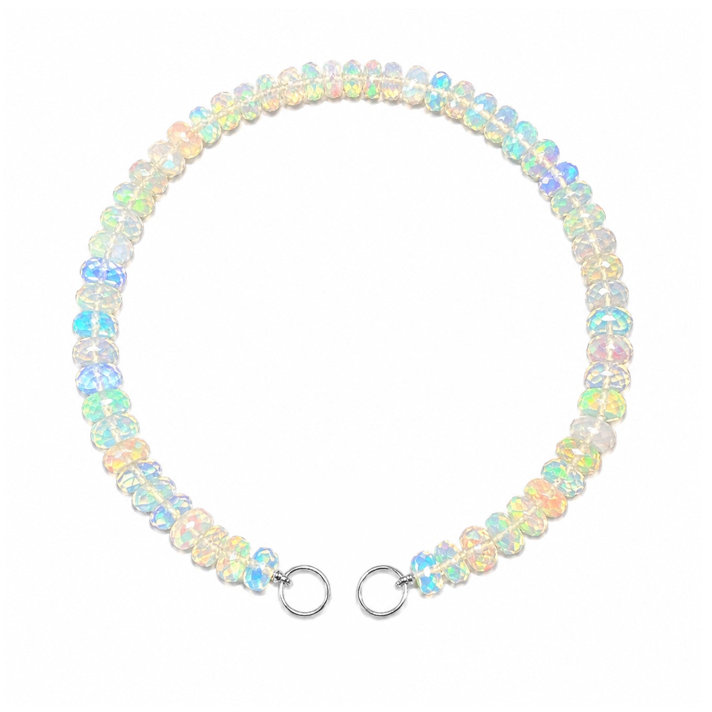 14K Gold Opal Beaded Bracelet