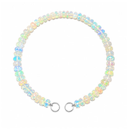 14K Gold Opal Beaded Bracelet