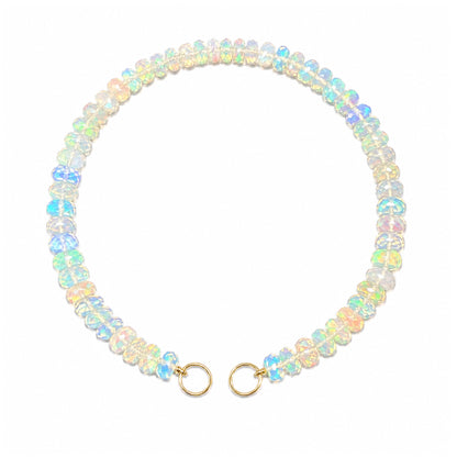 14K Gold Opal Beaded Bracelet