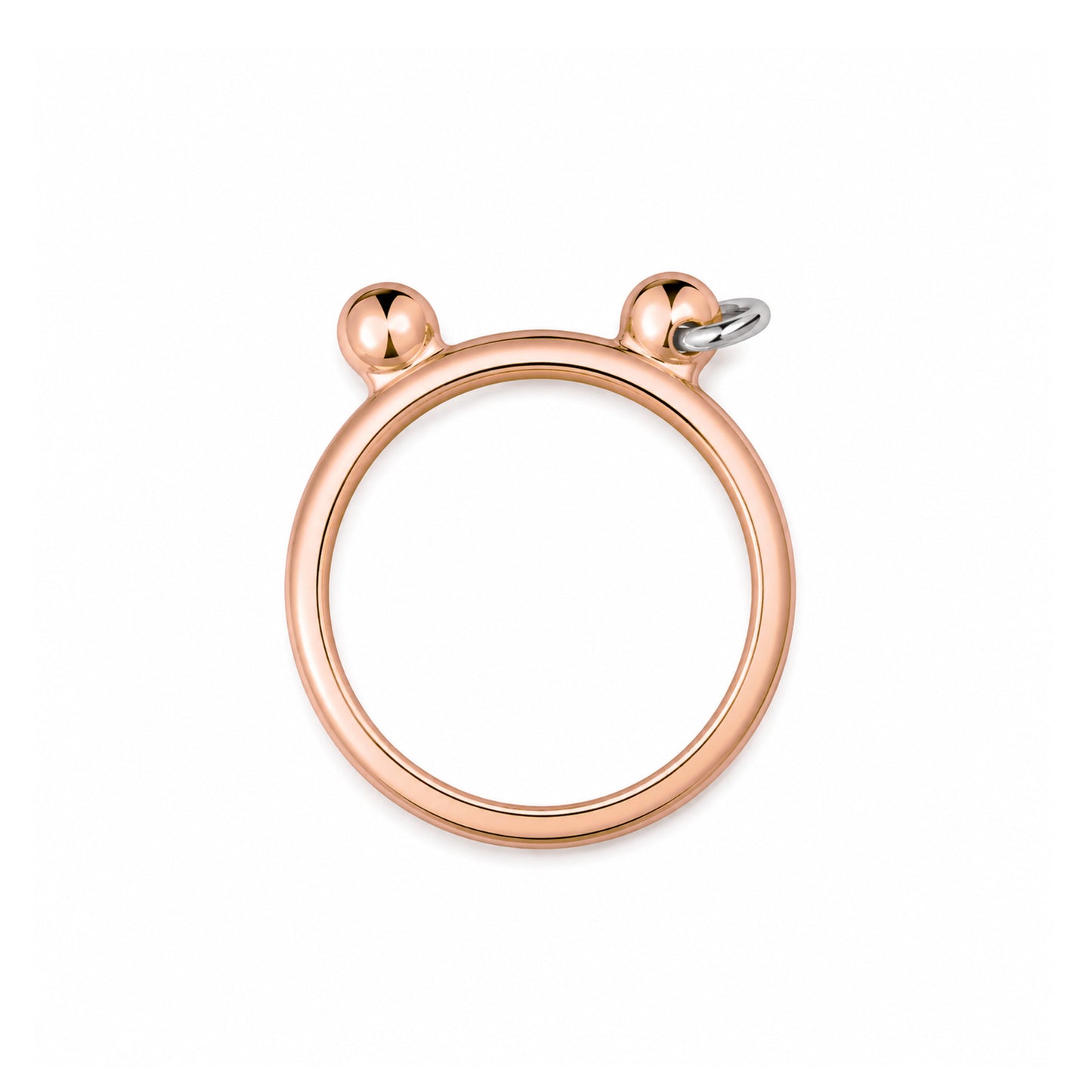 14K Gold Punk Bear Ring