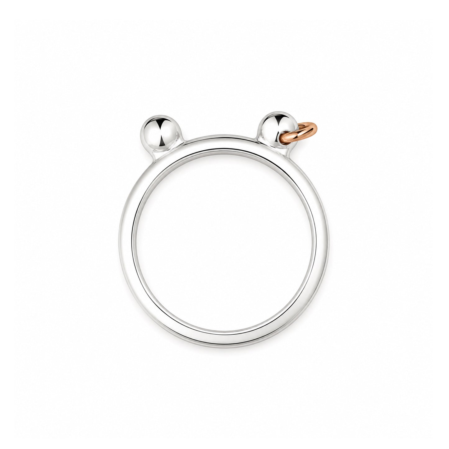14K Gold Punk Bear Ring
