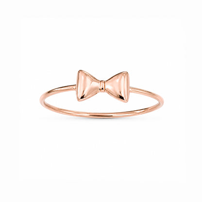 14K Gold Bowtie Ring