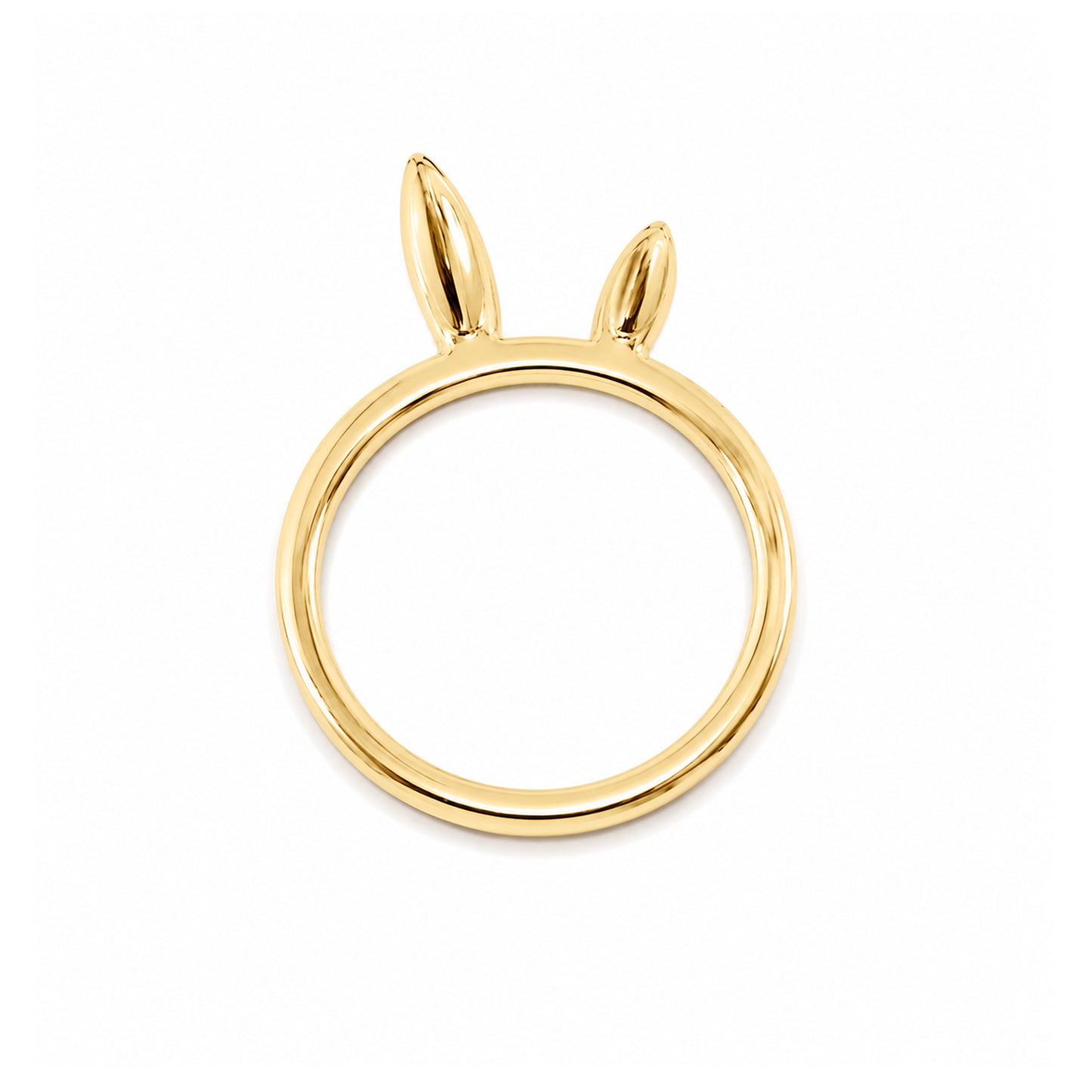 14K Gold Bunny Ring