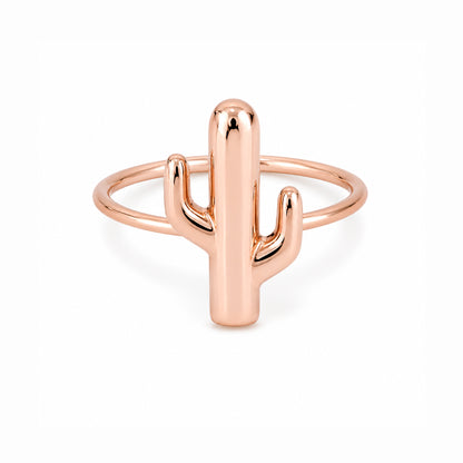 14K Gold Cactus Ring