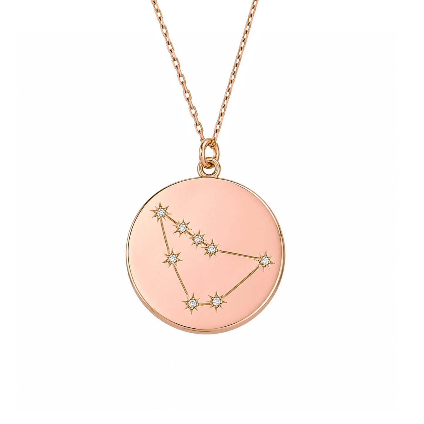 Zodiac Constellation Collection: Capricorn 14K Gold & Diamond Pendant Necklace