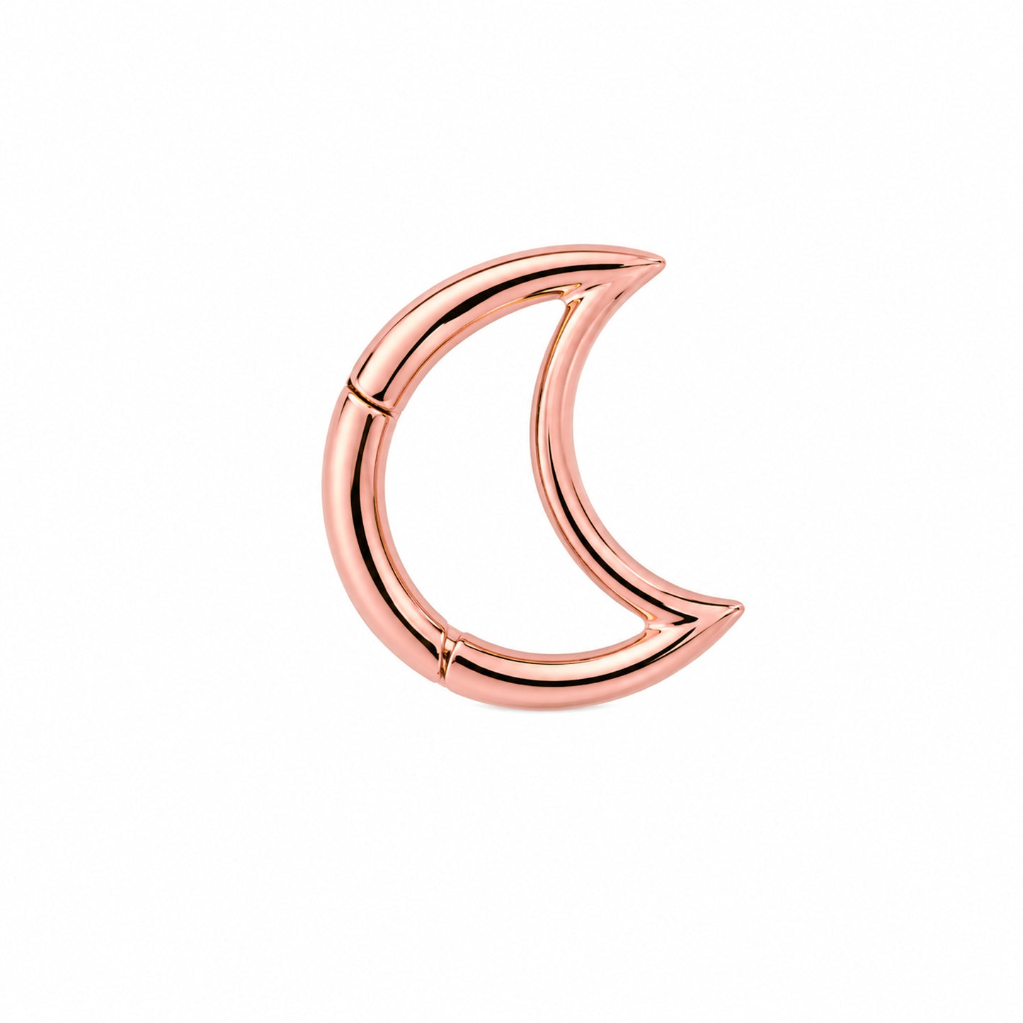14K Gold Crescent Moon Charm Enhancer