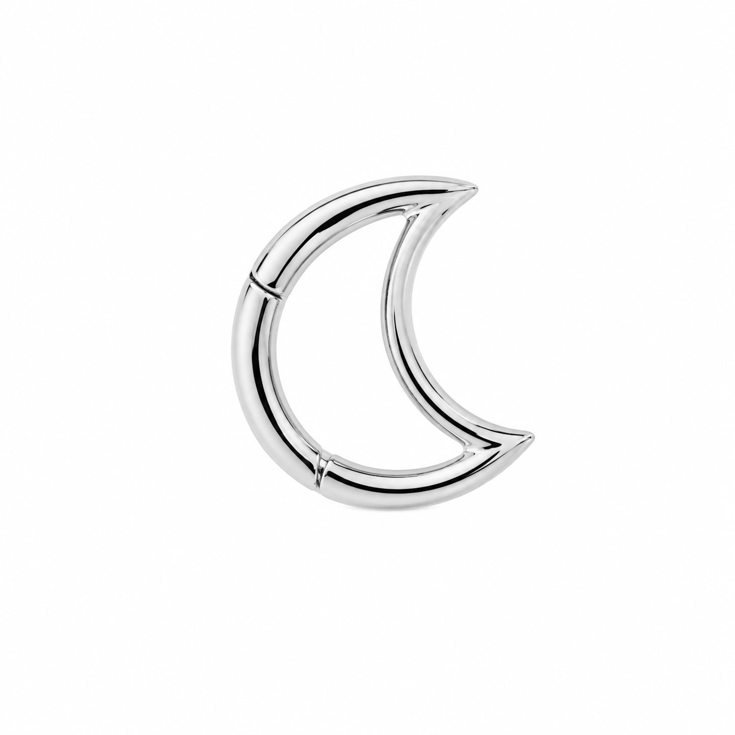 14K Gold Crescent Moon Charm Enhancer