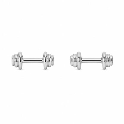 14K Gold XS Dumbbell Stud Earrings