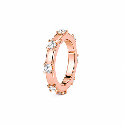 14K Gold Diamond Round Charm Enhancer