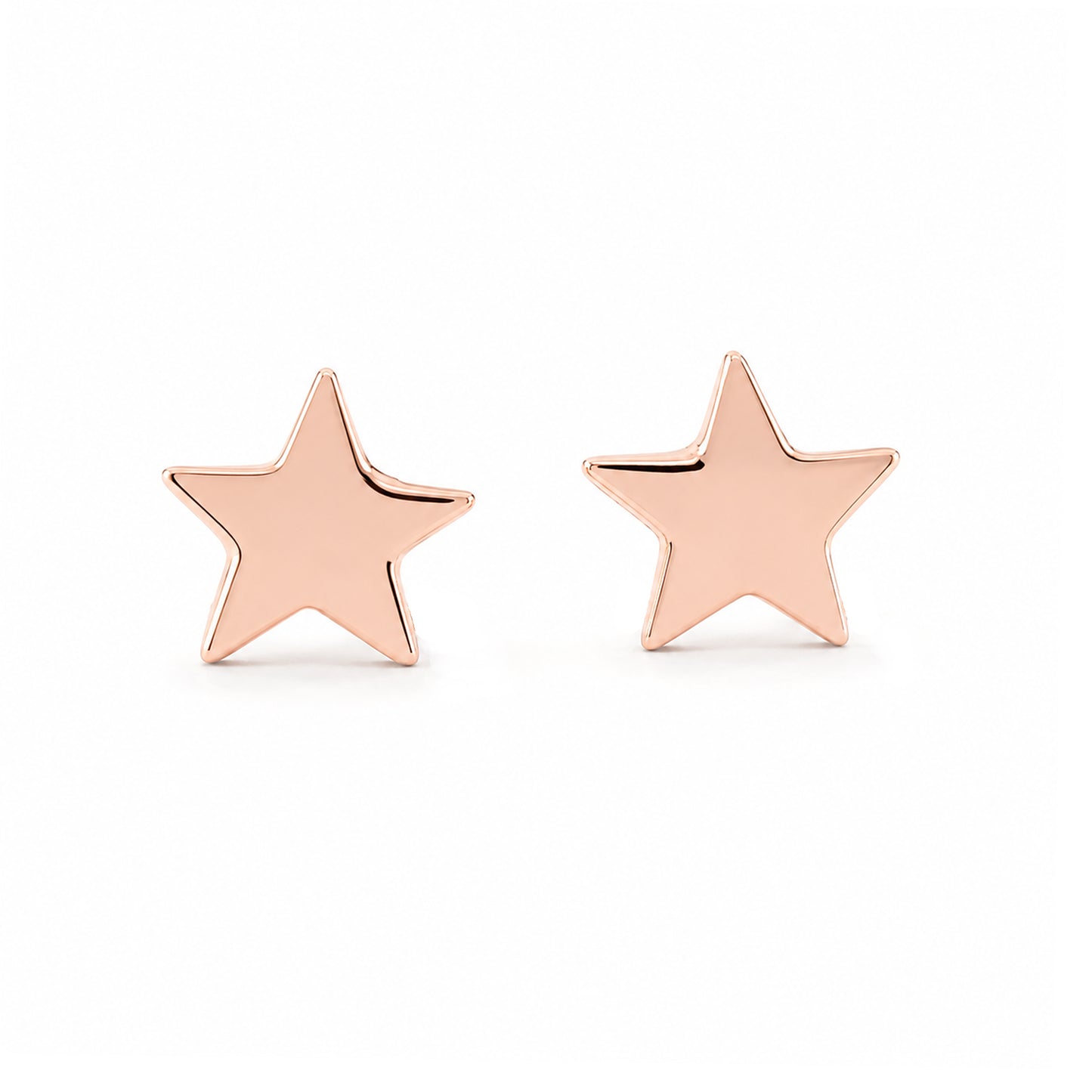 14K Gold Star Stud Earrings ~ XS Size