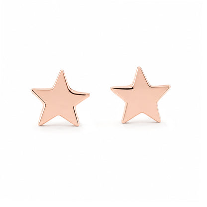 14K Gold Star Stud Earrings ~ XS Size