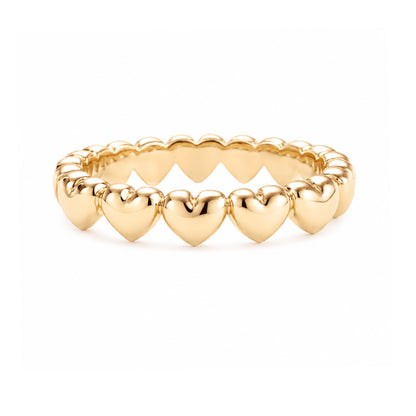 14K Gold Eternal Heart Ring