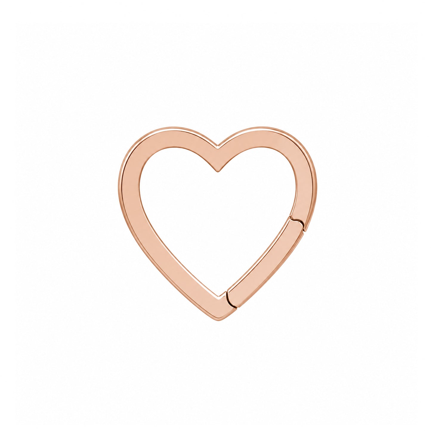 14K Gold Heart Charm Enhancer