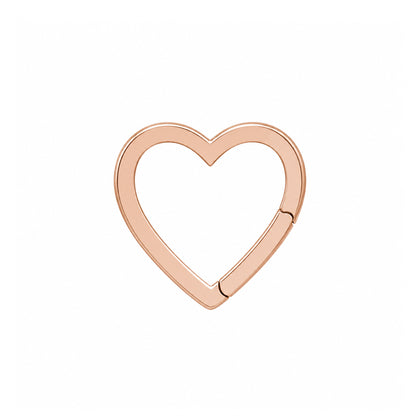 14K Gold Heart Charm Enhancer