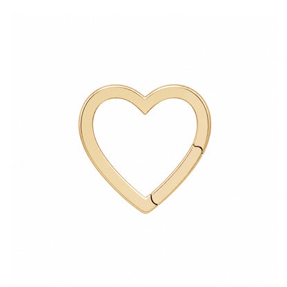 14K Gold Heart Charm Enhancer