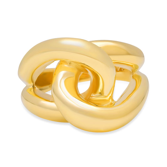 14K Gold Infinity Love Knot Ring