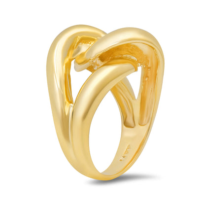 14K Gold Infinity Love Knot Ring
