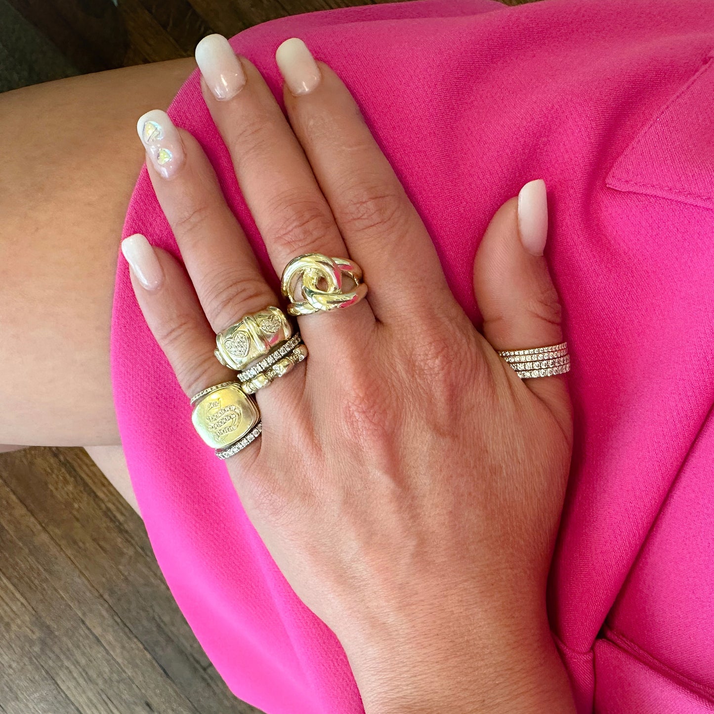 14K Gold Infinity Love Knot Ring