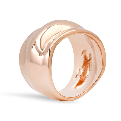 14K Gold Liquid Gold Band Ring