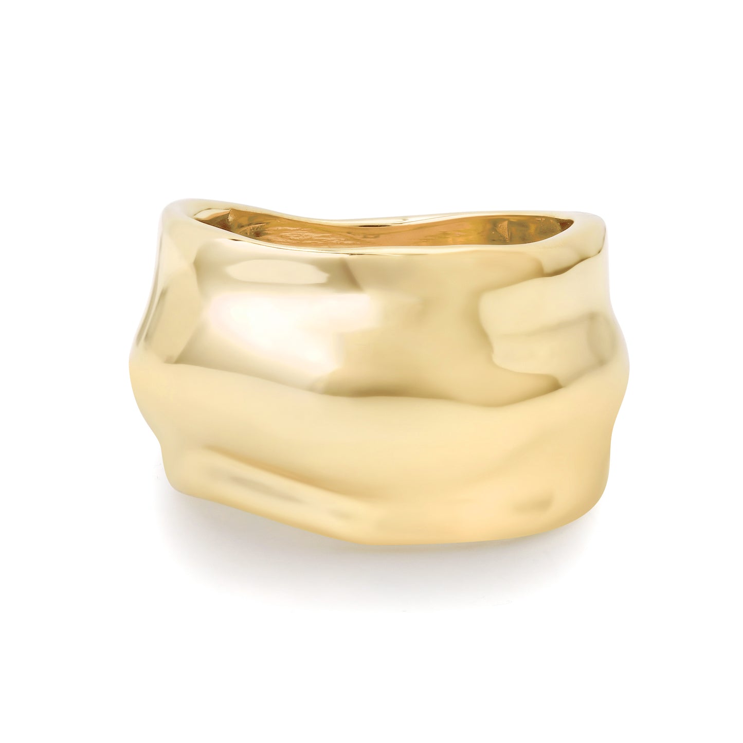 14K Gold Liquid Gold Band Ring