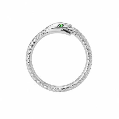 14K Gold Ouroboros Snake Charm Enhancer ~ Large Size
