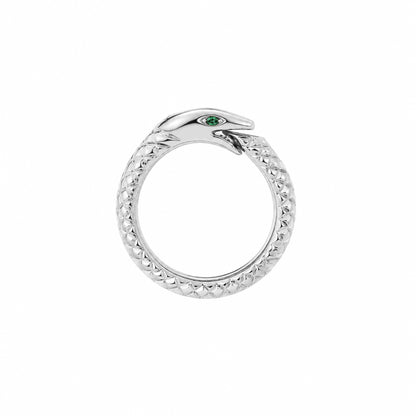 14K Gold Ouroboros Snake Charm Enhancer ~ Medium Size